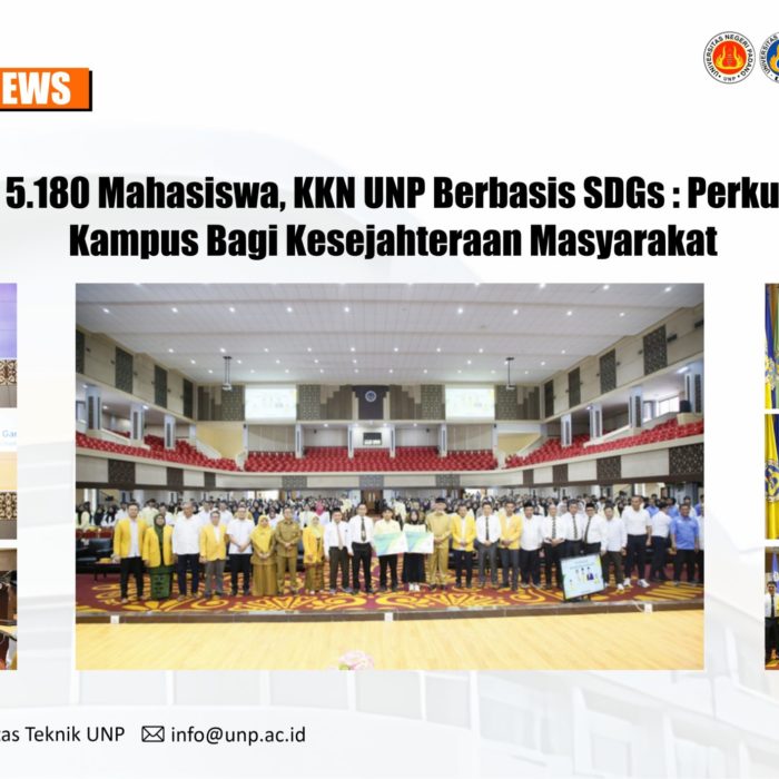 KKN UNP Berbasis SDGs : Perkuat Dampak Kampus Bagi Kesejahteraan Masyarakat, Terjunkan 5.180 Mahasiswa